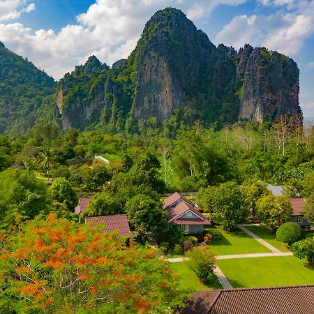 Bearlinbungalow Vang Vieng Exterior foto