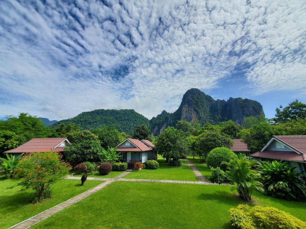 Bearlinbungalow Vang Vieng Exterior foto