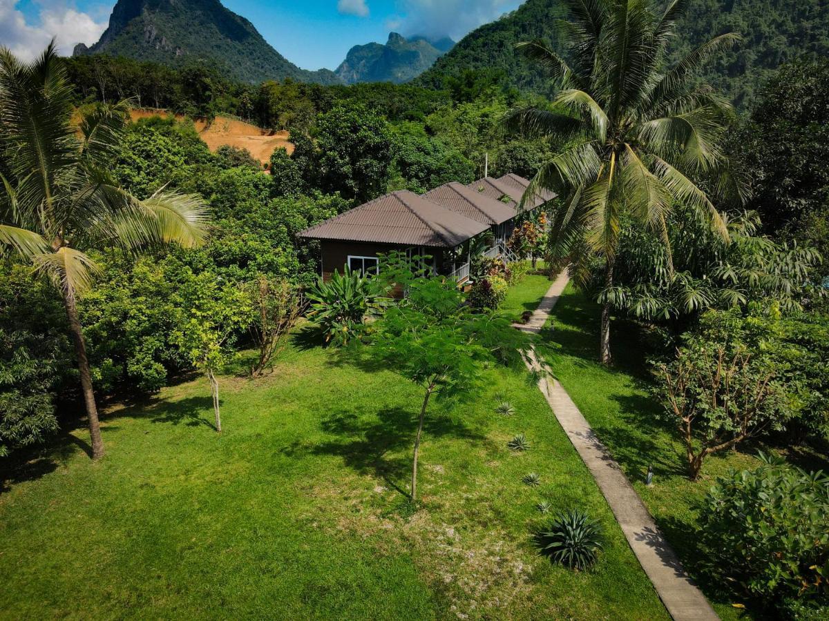 Bearlinbungalow Vang Vieng Exterior foto